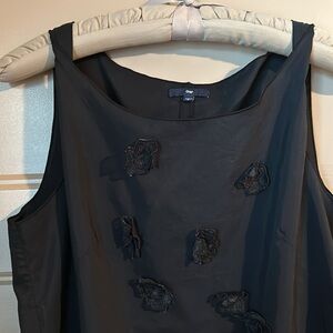 Gap  flower appliqué blouse